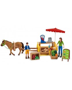 Set Schleich Farm World – Mobilna farmerska trgovina