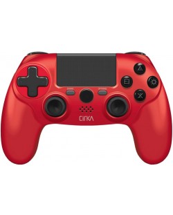 Kontroler Cirka - NuForce, bežični, crveni (PS4/PS3/PC)