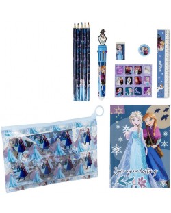 Set školskog pribora Cerda Frozen - U prozirnoj pernici