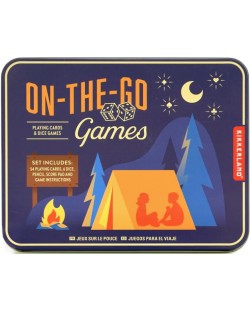 Set za igru ​​u metalnoj kutiji Camping Games