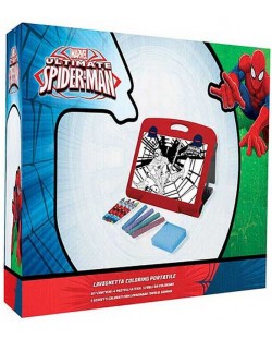 Set za bojanje IMC Toys - Spider-Man, s daskom