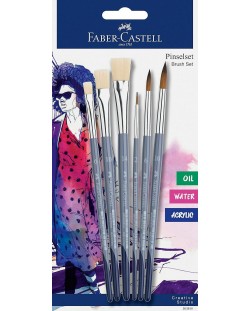 Set kistova za slikanje Faber-Castell - 6 kom.