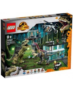 Konstruktor Lego Jurassic World - Napad Gigantosaurusa i Therizinosaurusa (76949)