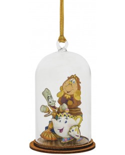 Božićni ukras Enesco Disney: Beauty And The Beast - Mrs Potts & Chips, 9 cm