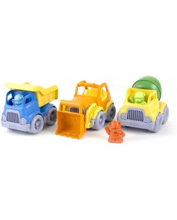 Set građevinskih vozila Green Toys, 3 komada