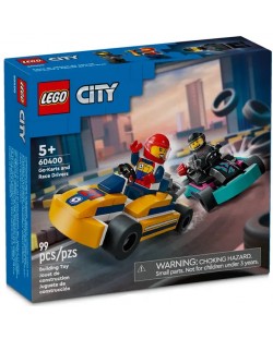Konstruktor LEGO City Great Vehicles - Karting automobili i natjecatelji (60400)