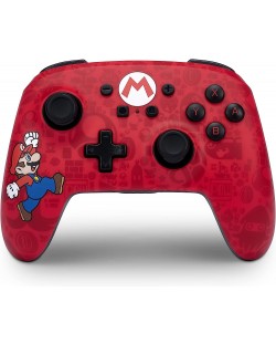Kontroler PowerA - Enhanced Wireless, bežični, za Nintendo Switch, Here We Go Mario
