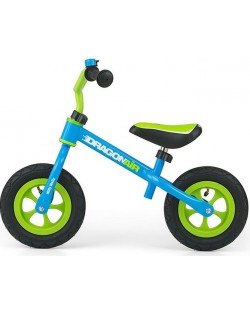 Bicikl za ravnotežu Milly Mally - Dragon Air, plavi /zeleni