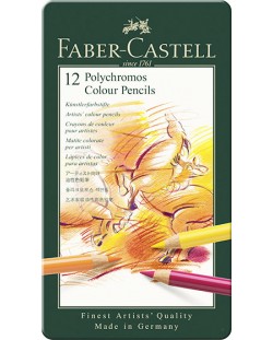 Set olovaka u boji Faber-Castell Polychromos - 12 boja