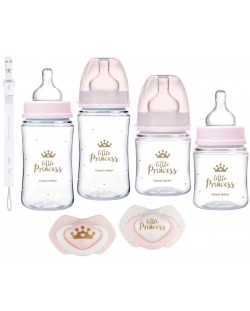 Set za novorođenče Canpol - Royal baby, roza, 7 dijelova