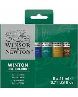 Set uljanih boja Winsor & Newton Winton - 6 boja, 21 ml