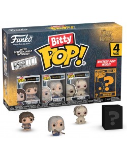 Set mini figurica Funko Bitty POP! Movies: The Lord of the Rings - 4-Pack (Series 1)