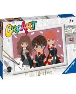 Set za slikanje po brojevima Ravensburger CreArt - Harry Potter (varijanta 2)