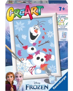 Set za slikanje po brojevima Ravensburger CreArt - Veseli Olaf