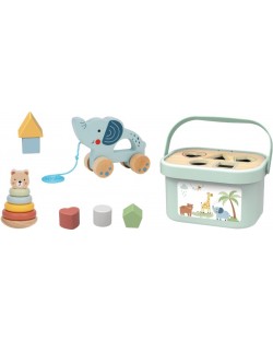 Set za igru 3 u 1 Tooky Toy - 14 dijelova