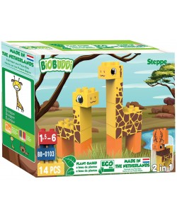 Konstruktor 2 u 1 BioBuddi - Žirafa, 14 dijelova