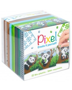 Kreativni set piksela Pixelhobby Classic - Kocka, Pande