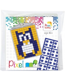 Kreativni set piksela Pixelhobby - Privjesak za ključeve, Sova