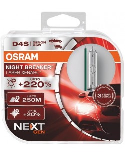 Xenon Osram - D4S, 66440XNN-HCB, Xenarc Night Breaker Laser