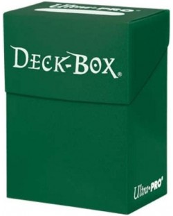 Kutija za karte Ultra Pro - Solid Color Deck Box, Forest Green (80+ kom.)