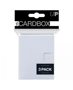 Kutija za karte Ultra Pro - Card Box 3-pack, White (15+ kom.) 