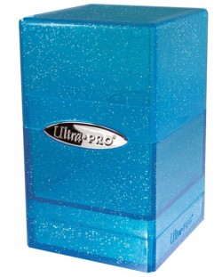 Kutija za kartice Ultra Pro Satin Tower - Glitter Blue (100+ kom.)