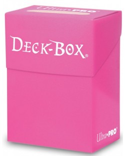 Kutija za karte Ultra Pro - Solid Color Deck Box, Bright Pink (80+ kom.)