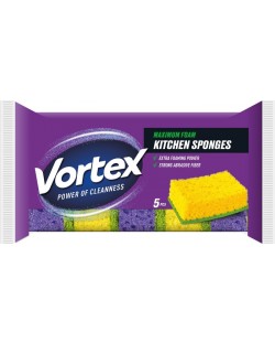 Kuhinjske spužve Vortex - 5 komada, višebojne