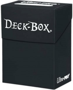 Kutija za karte Ultra Pro - Solid Color Deck Box, Black (80+ kom.)