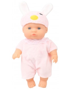 Lutka Moni Toys - U ružičastom kostimu miša 20 cm