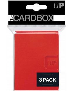 Kutija za karte Ultra Pro - Card Box 3-pack, Red (15+ kom.)