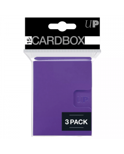 Kutija za karte Ultra Pro - Card Box 3-pack, Purple (15+ kom.) 