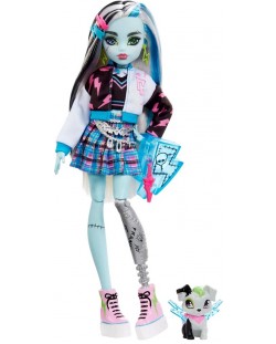 Lutka Monster High - Franky, s ljubimcem i dodacima