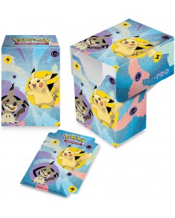 Kutija za pohranjivanje kartica Ultra Pro Deck Box - Pikachu & Mimikyu (75 kom.)