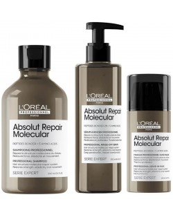 L'Oréal Professionnel Absolut Repair Molecular Set - šampon, maska ​​i serum, 300 + 100 + 250 ml