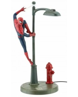 Svjetiljka Paladone Marvel: Spider-Man - Spidey on Lamp, 33 cm