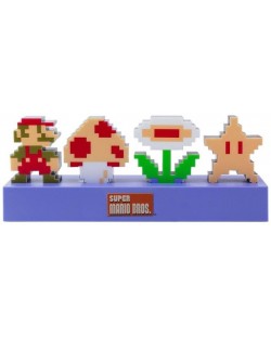 Svjetiljka Paladone Games: Super Mario Bros. - Retro Icons