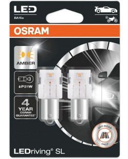 LED Auto žarulje Osram - LEDriving, SL, Amber, P21W, 1.3W, 2 komada, žute