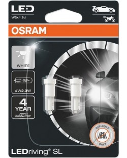 LED Auto žarulje Osram - LEDriving, SL, W2.3W (T5), 0.25W, 2 komada, bijele