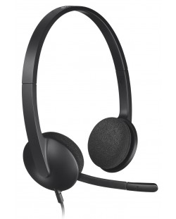 Slušalice Logitech - H340, crne