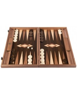 Luksuzni Backgammon od prirodnog orahovog drveta, 48 x 30 cm