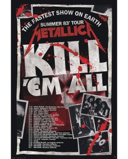 Maxi poster GB eye Music: Metallica - Kill'Em All (Tour 1983)