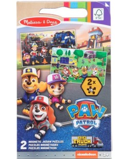 Magnetne slagalice Melissa & Doug  - PAW Patrol, Veliki kamioni