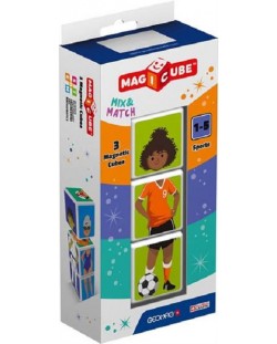 Magnetne kocke Geomag - Sport, 3 dijela