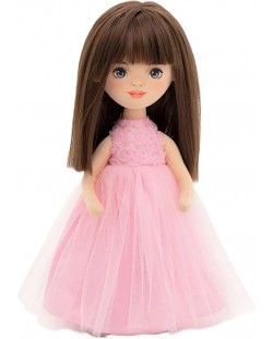 Mekana lutka Orange Toys Sweet Sisters - Sophie u ružičastoj haljini s ružama, 32 cm