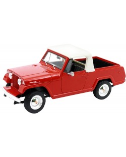 Metalni autić Welly - Jeep Jeepster Commando Pickup 1967, 1:24 