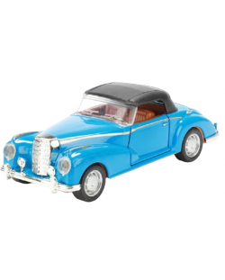 Metalni auto Toi Toys - Classic, kabriolet s krovom, 1:35, plavi