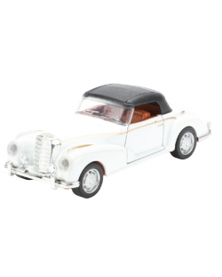 Metalni auto Toi Toys - Classic, kabriolet s krovom, 1:35, bijeli