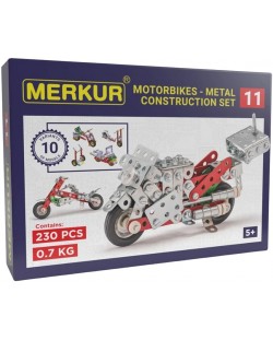 Metalni konstruktor 10 u 1 Merkur - Motori, 230 dijelova