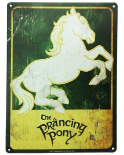 Metalni poster ABYstyle Movies: Lord of the Rings - Prancing Pony